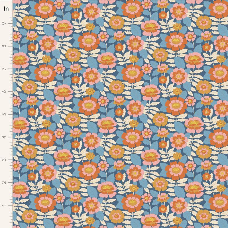 Wallflower - Beverly - Blue