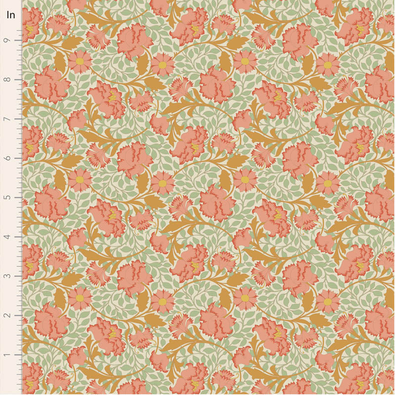 Tilda Songbird Floral Coral