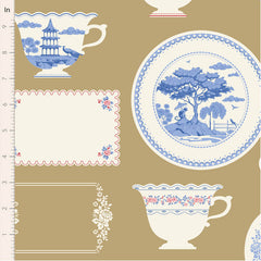 Tilda's Something Blue Co-Ord Labels & Ornaments - Ochre