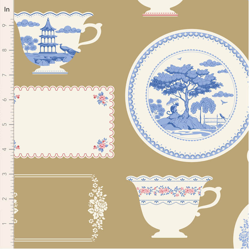 Tilda's Something Blue Co-Ord Labels & Ornaments - Ochre