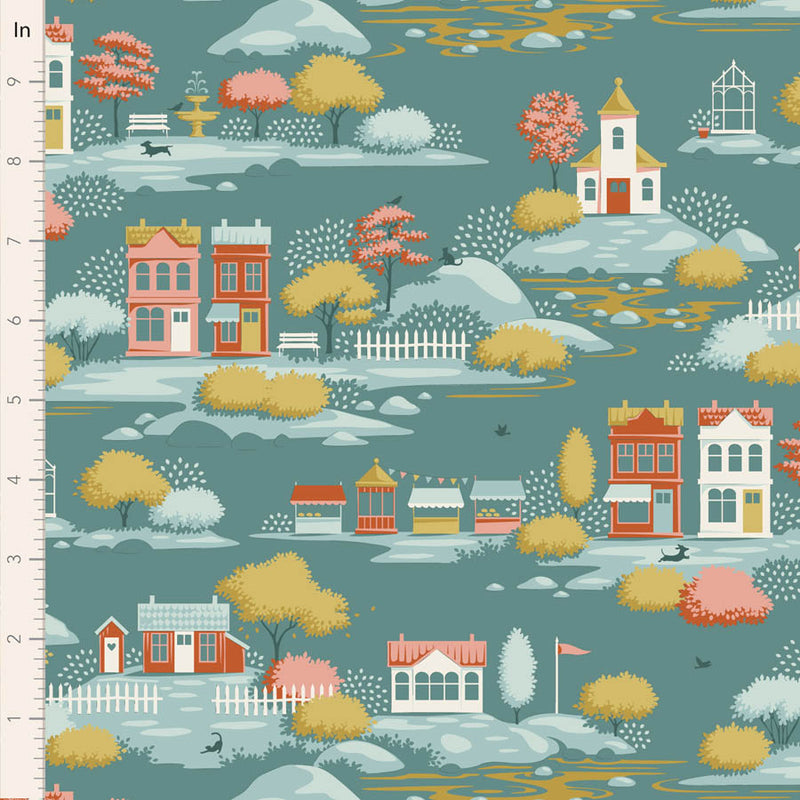 Tilda's Village Life - Village Teal