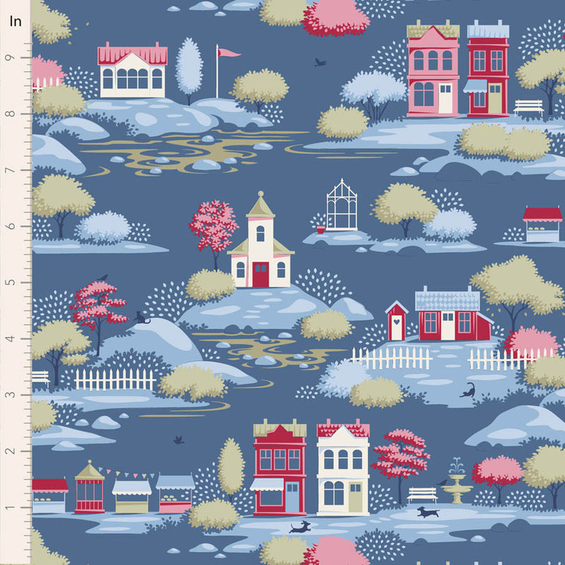 Tilda's Village Life - Village Blue