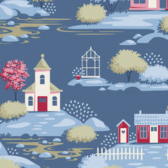 Tilda's Village Life - Village Blue
