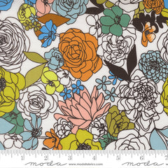 True to Hue - Floral - Colour White