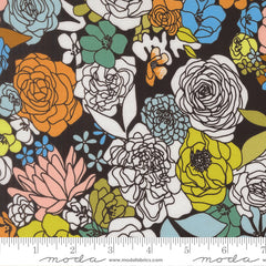 True to Hue - Floral - Colour Black
