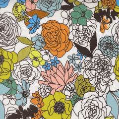 True to Hue - Floral - Colour White