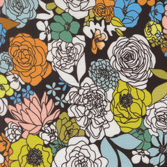 True to Hue - Floral - Colour Black