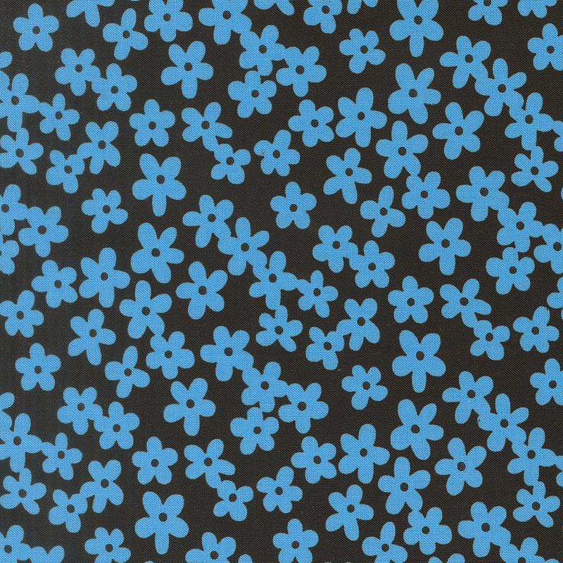 True to Hue - Flowers - Night Blue