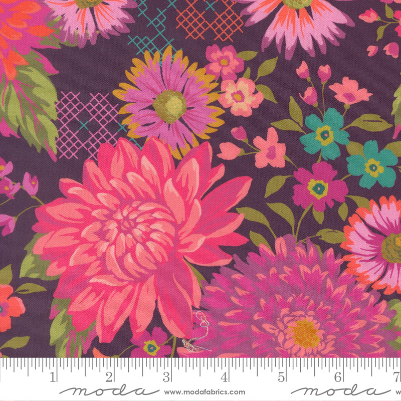 Parlor - Happy Blooms - Plum