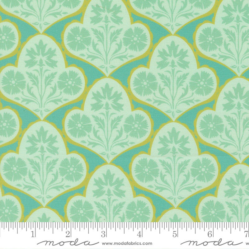 Cannon Beach - Copalis Damask - Turquoise