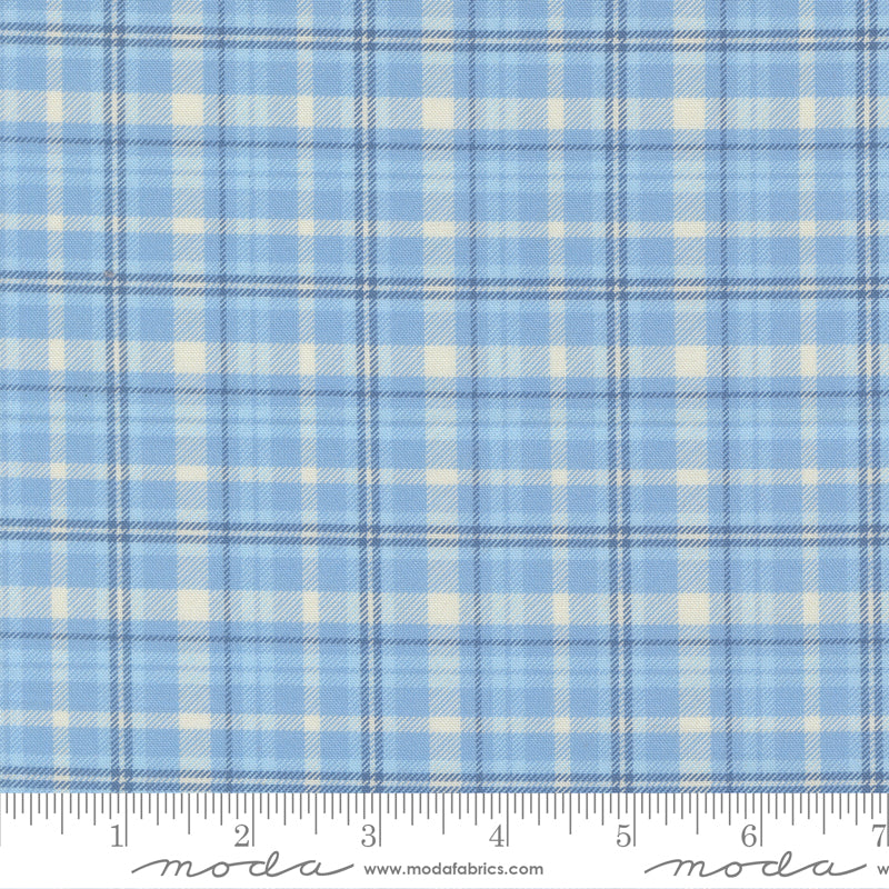 Cannon Beach - Plaid Checks - Sky