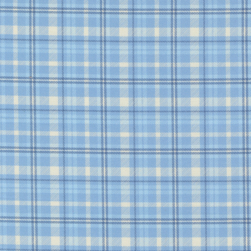 Cannon Beach - Plaid Checks - Sky