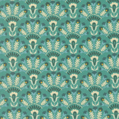 Sitara – Folk Garden – Teal quilting fabric by Moda Fabrics