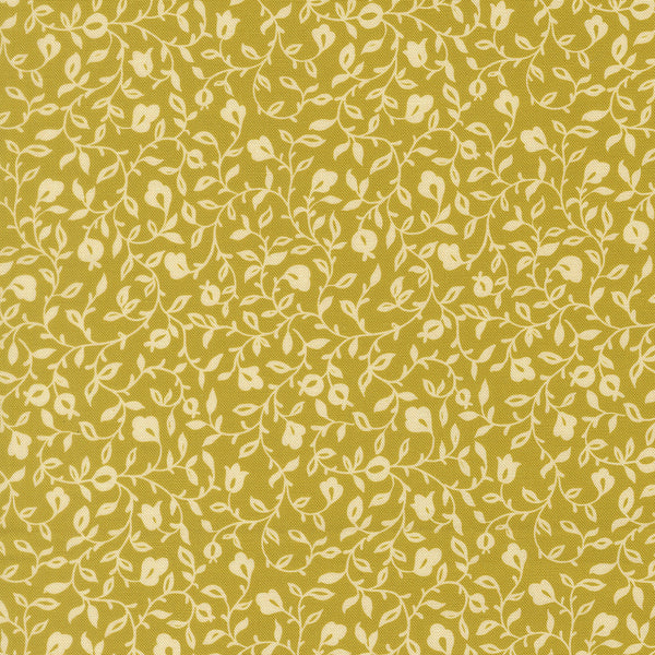 Sitara – Trailing Vines – Olive quilting fabric by Moda Fabrics