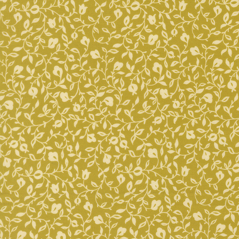 Sitara – Trailing Vines – Olive quilting fabric by Moda Fabrics