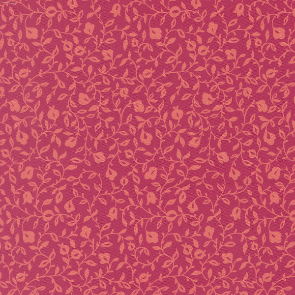 Sitara – Trailing Vines – Raspberry quilting fabric by Moda Fabrics