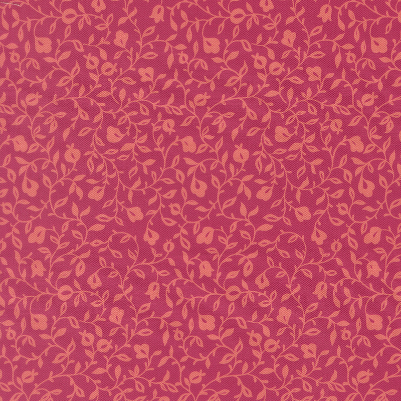 Sitara – Trailing Vines – Raspberry quilting fabric by Moda Fabrics