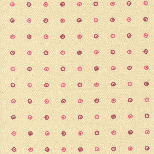 Sitara – Ditsy Dots – Cream quilting fabric by Moda Fabrics