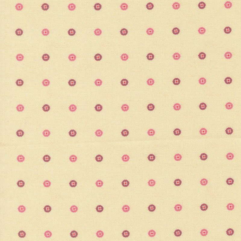 Sitara – Ditsy Dots – Cream quilting fabric by Moda Fabrics