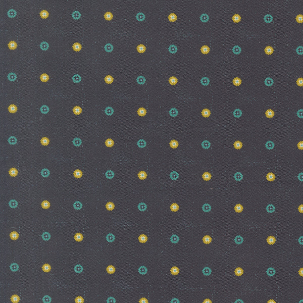Sitara – Ditsy Dots – Charcoal quilting fabric by Moda Fabrics