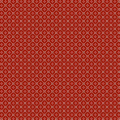 Cozy House - Grandma's Stitches in garnet
