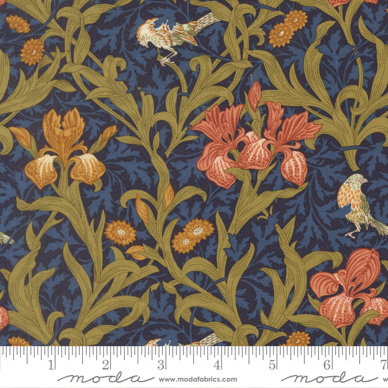 Morris Muse - Floral Birds - Twilight