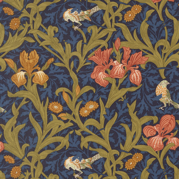 Morris Muse - Floral Birds - Twilight