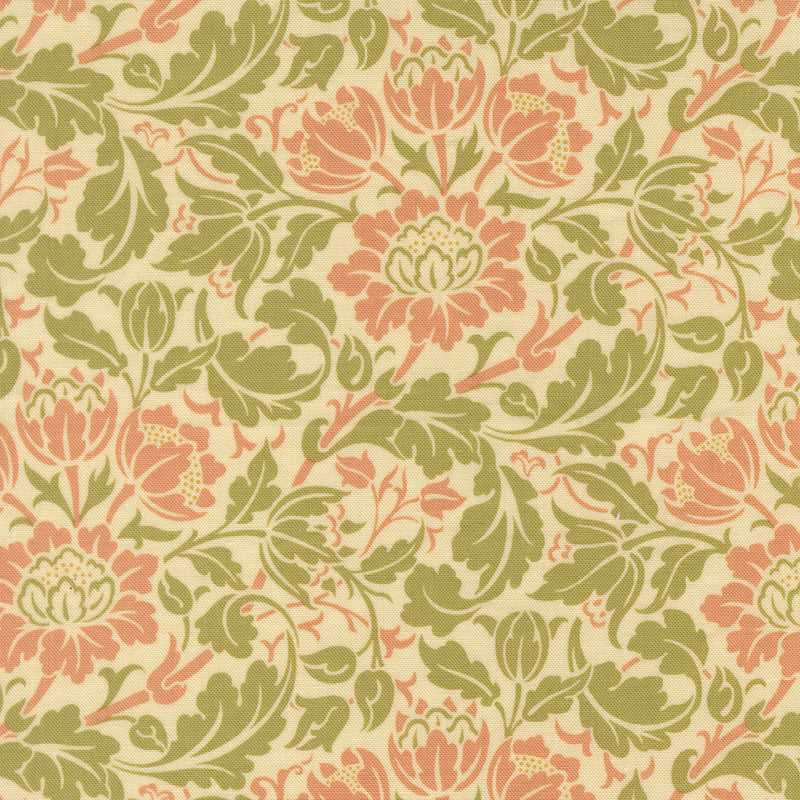 Morris Muse - Flowering Scroll - Parchment