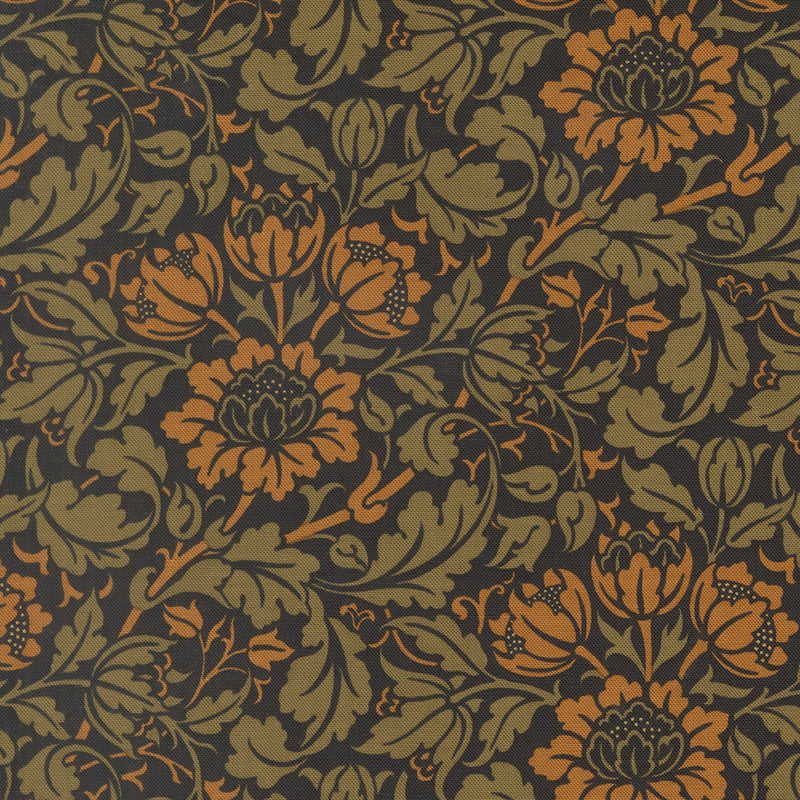 Morris Muse - Flowering Scroll - Ebony