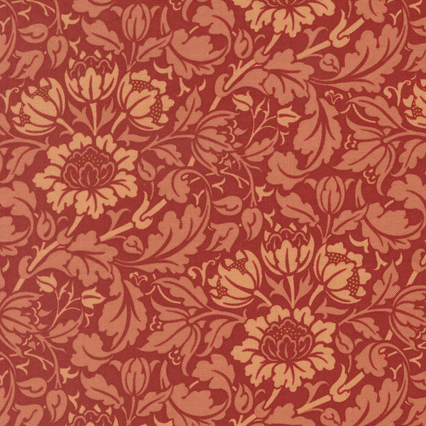 Morris Muse - Flowering Scroll - Russet