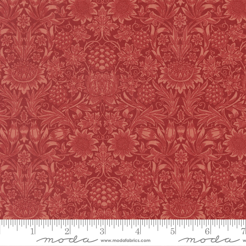 Morris Muse - Sunflower Damask - Russet