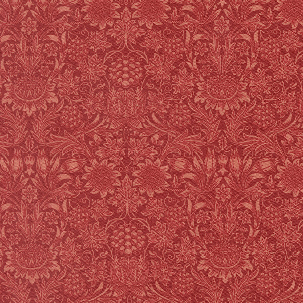 Morris Muse - Sunflower Damask - Russet