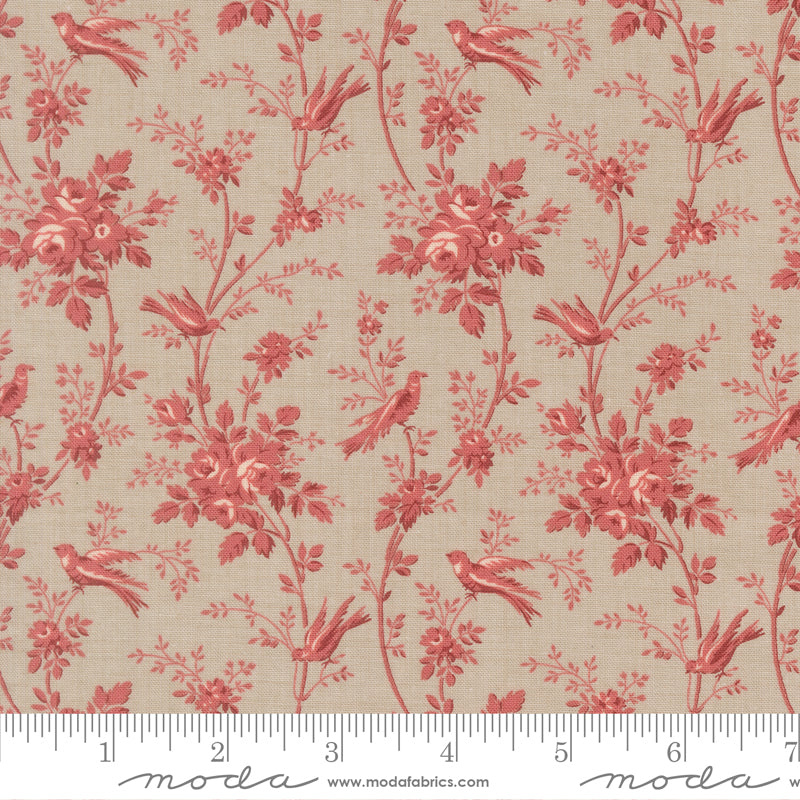 Fleur de Paris - Oiseaux Floral Birds - Smoke