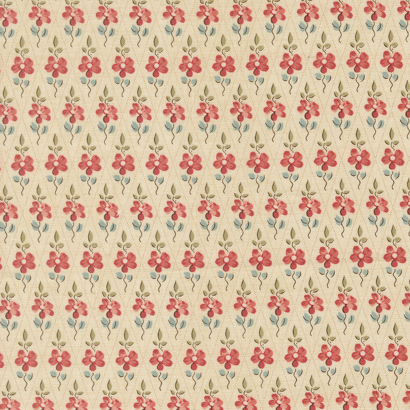 Fleur de Paris - Paquerette Checks & Plaids Floral - Pearl