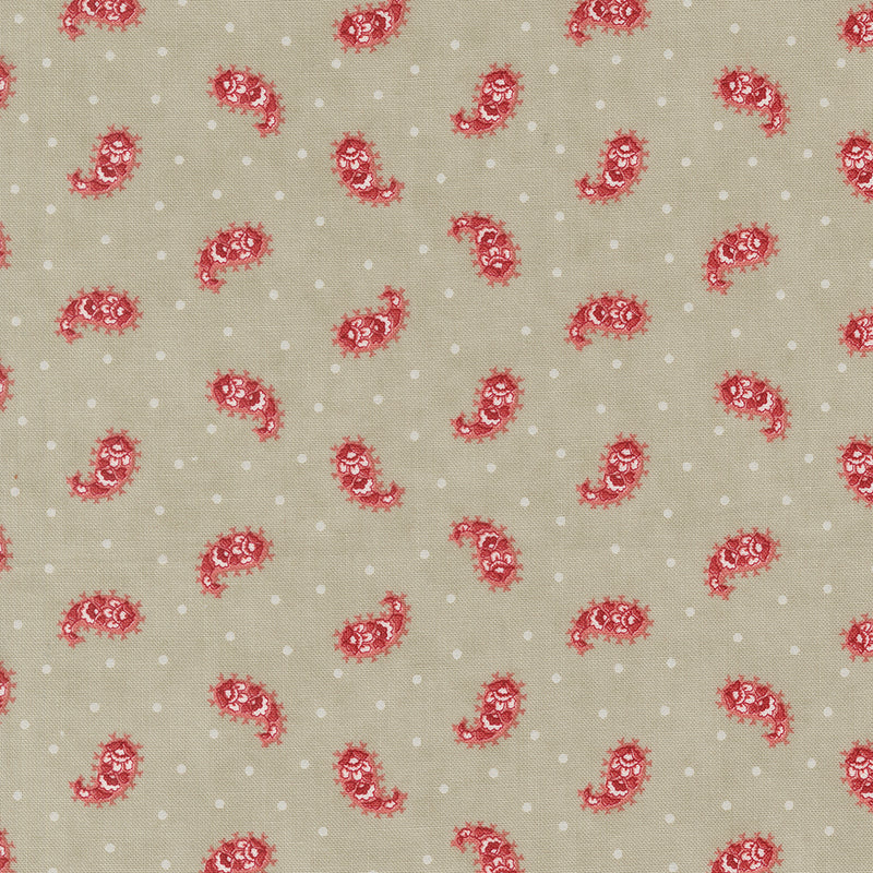 Ridgewood - Paisley Dot - Dove
