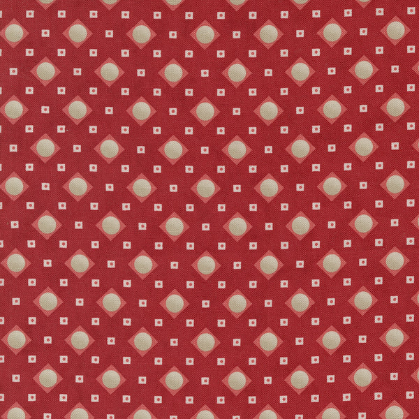 Ridgewood - Square Dot - Cherry