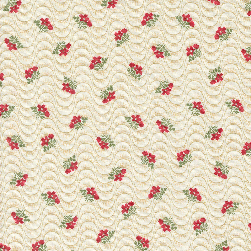 Grand Haven - Floral Moire Blenders - Cream