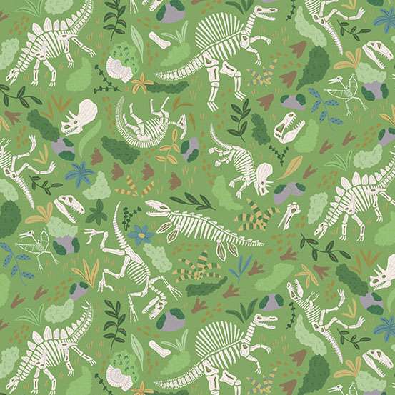 Prehistoric - Fossils Green
