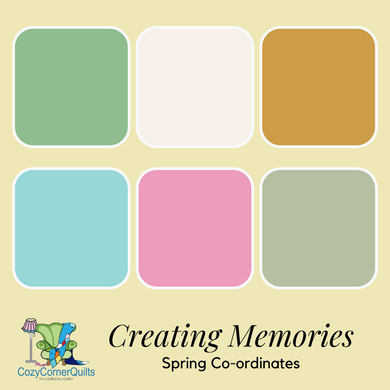 Creating Memories Spring - Solid Fat Quarter Bundle