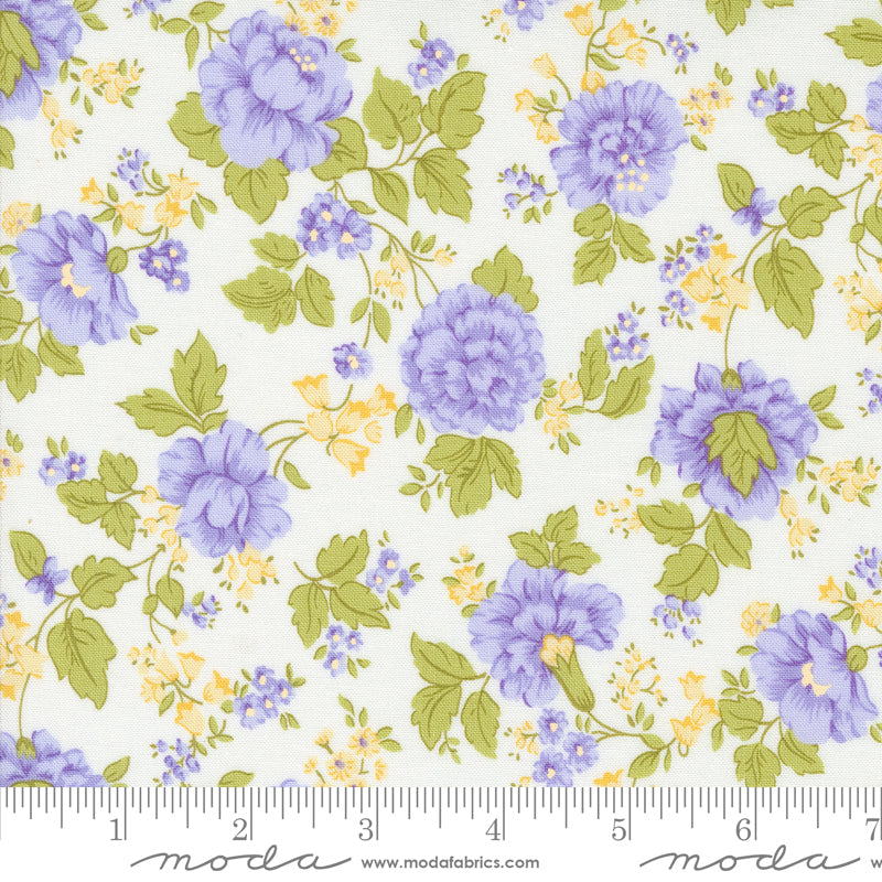 Georgia - Main Floral - Soft White