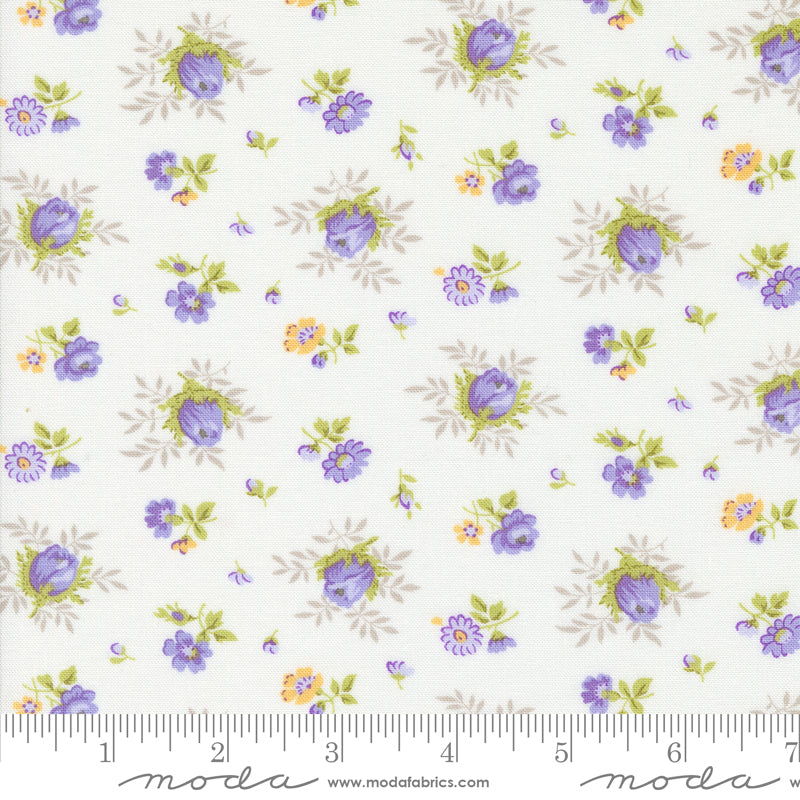 Georgia - Delicate Florals - Soft White