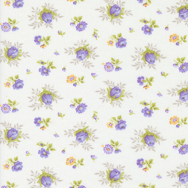 Georgia - Delicate Florals - Soft White