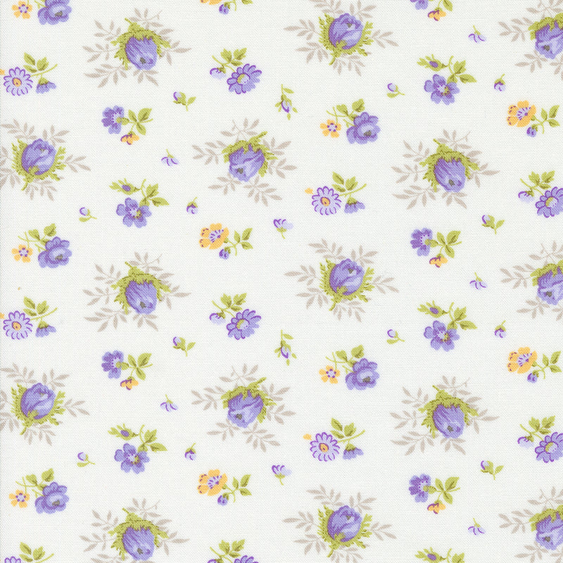 Georgia - Delicate Florals - Soft White