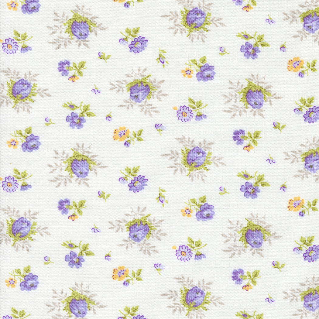 Georgia - Delicate Florals - Soft White