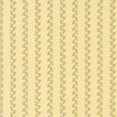 Georgia - Climbing Leaves - Butter Yellow