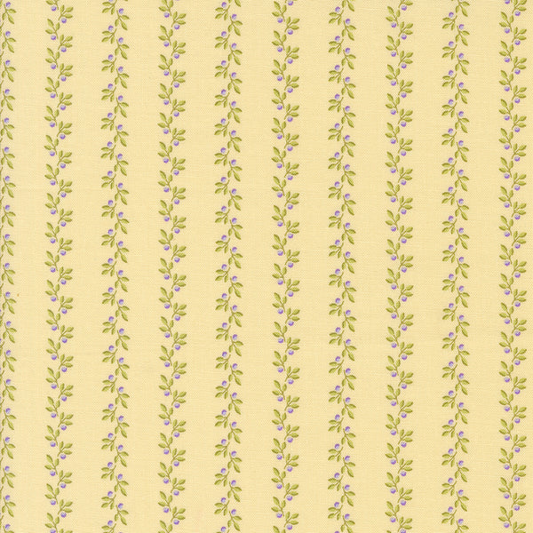 Georgia - Climbing Leaves - Butter Yellow