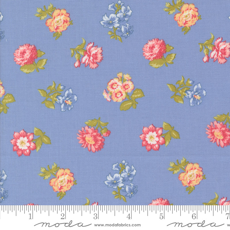 Memory Lane - Floral Field - Blue
