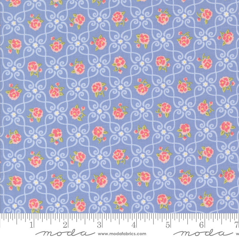 Memory Lane - Small Floral - Blue