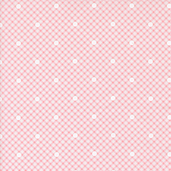 Memory Lane - Gingham and Dots - Petal