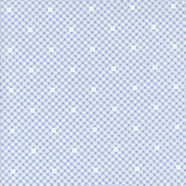 Memory Lane - Gingham and Dots - Blue